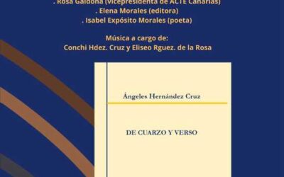 PRESENTACIÓN DEL POEMARIO “DE CUARZO Y VERSO” DE ANGIE HERNÁNDEZ