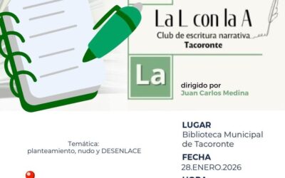 Club de escritura coordinado por Juan Carlos Medina