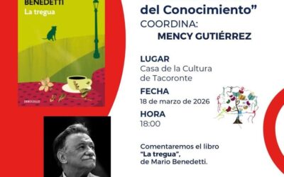 Reunión del club de lectura Narrativa «Circulo del Conocimiento» coordinado por Mency Gutierrez
