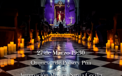 Concierto «A la luz de las velas» de la Orquesta de Pulso y Púa