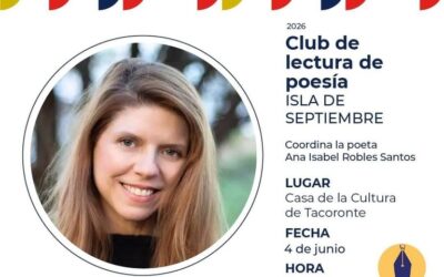 Club de lectura de Poesía Isla de Septiembre coordinador por Ana Robles