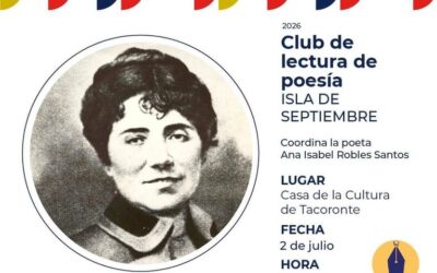 Club de lectura de poesía «Isla de Septiembre» Coordinado por Ana Robles