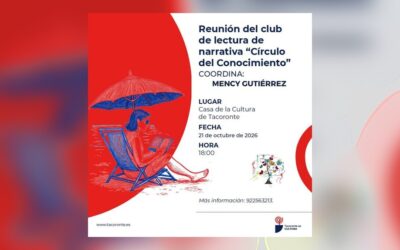 Club de lectura de narrativa Circulo del Conocimiento coordinado por Mency Gutierrez